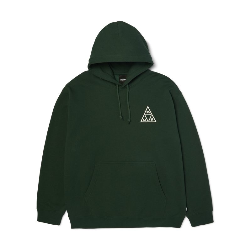 HUF Triple Triangle Pullover Hoodie Forest Green/White