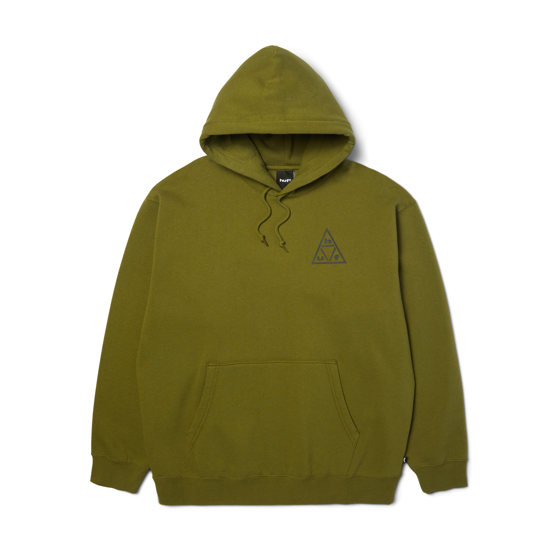 Huf Triple Triangle Pullover Hoodie Olive/Black