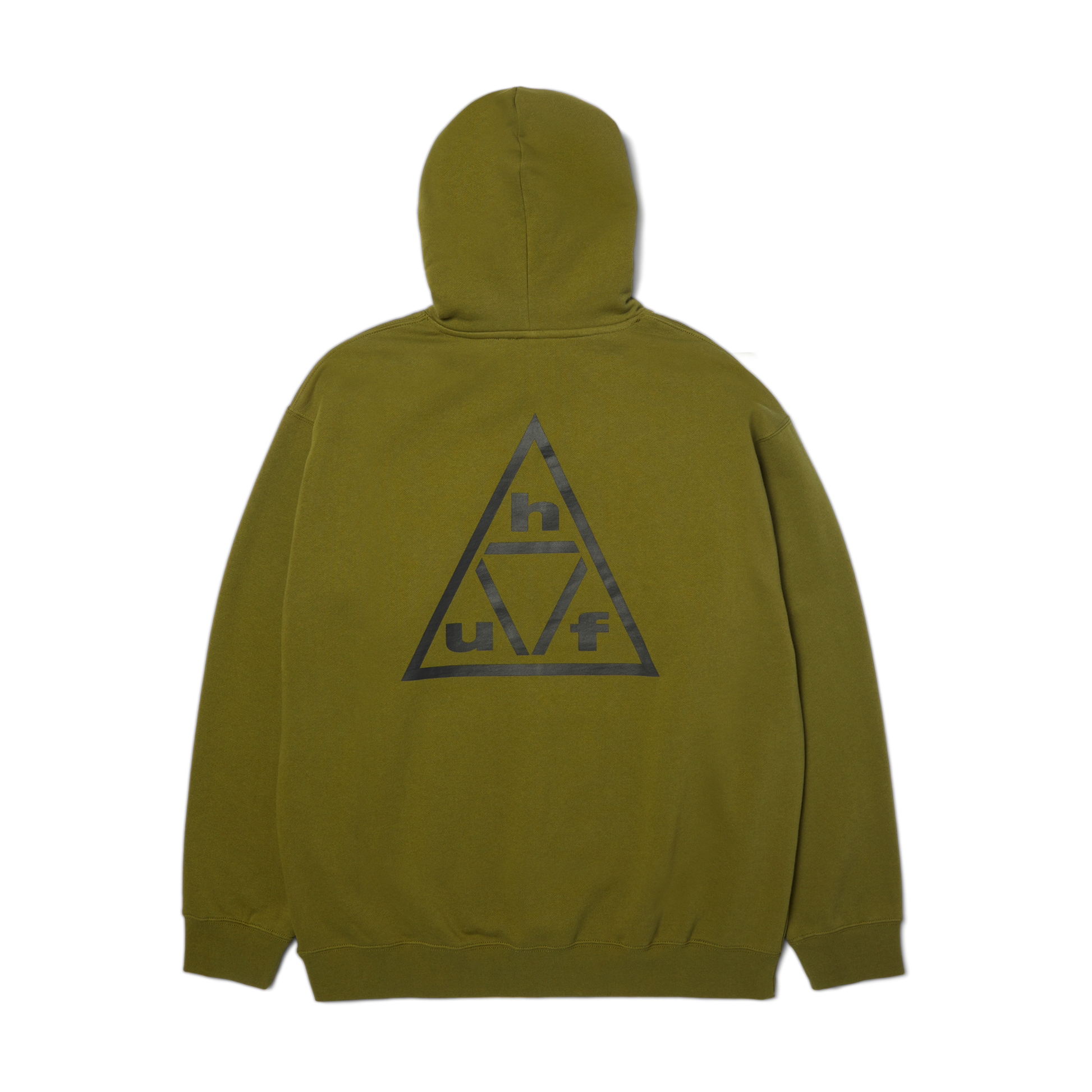 Huf Triple Triangle Pullover Hoodie Olive/Black
