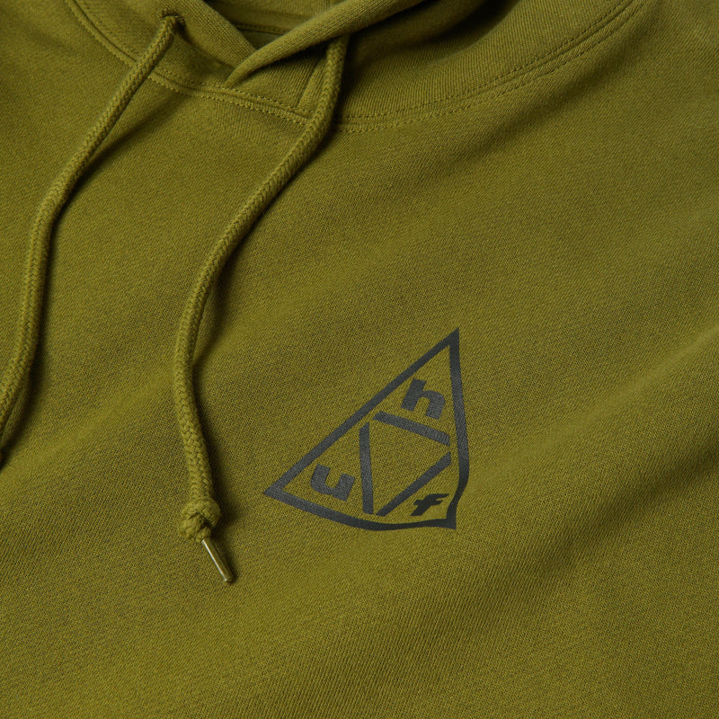 Huf Triple Triangle Pullover Hoodie Olive/Black