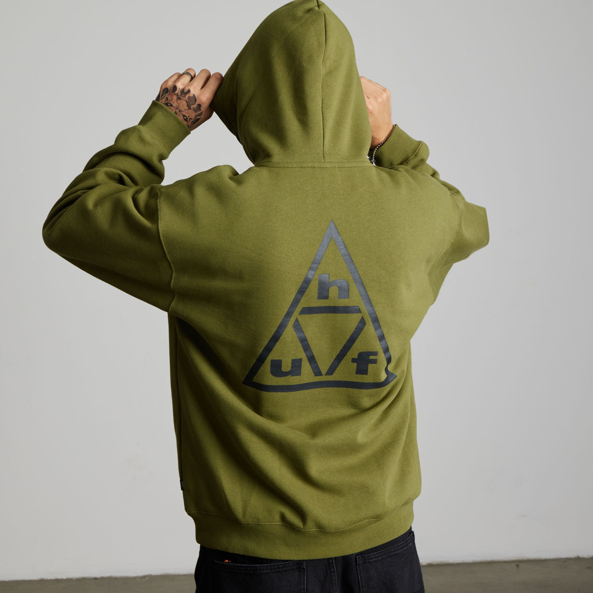 Triple Triangle Pullover Hoodie