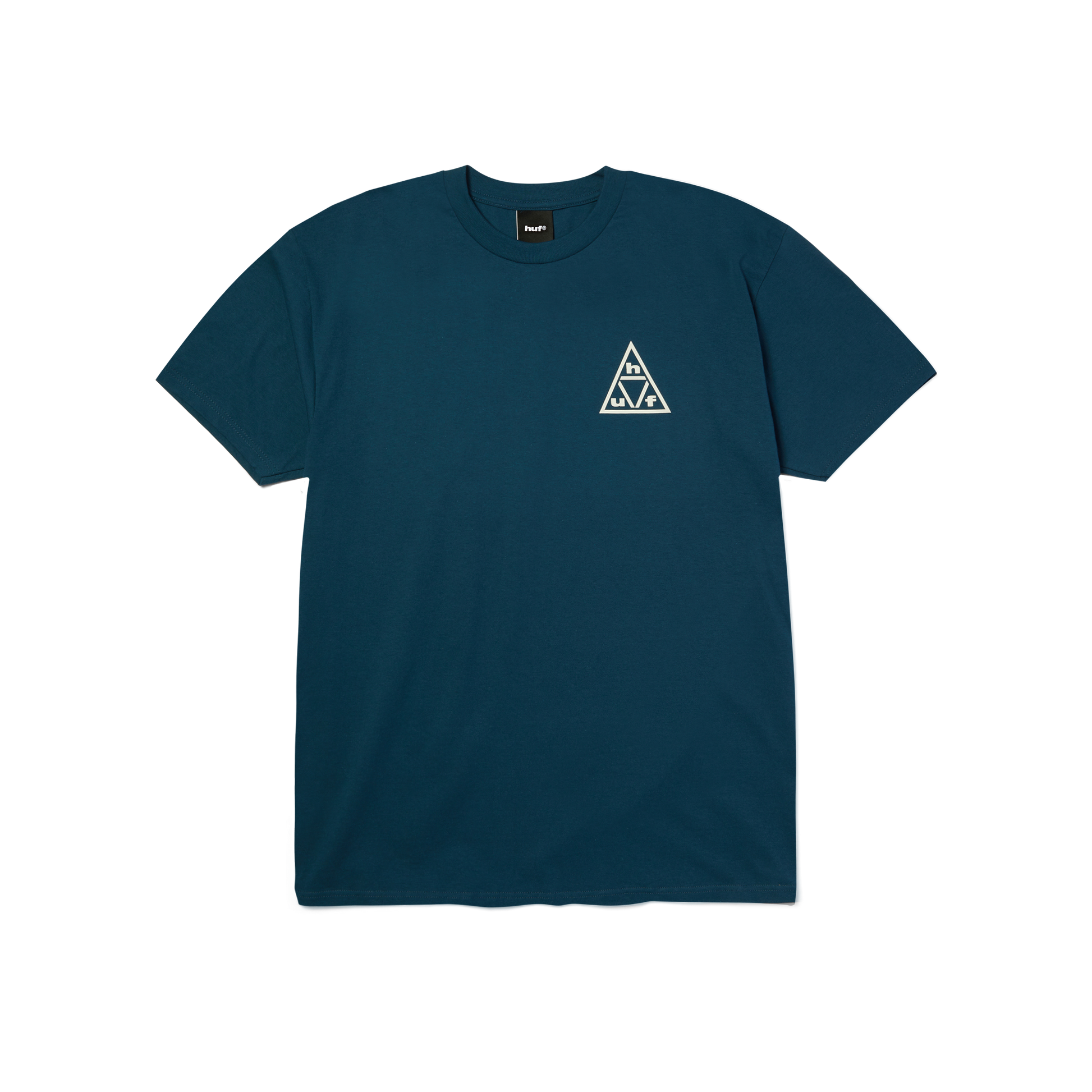 Huf Triple Triangle T-Shirt Harbor Blue White