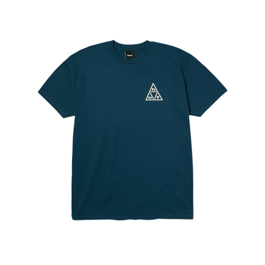 Huf Triple Triangle T-Shirt Harbor Blue White