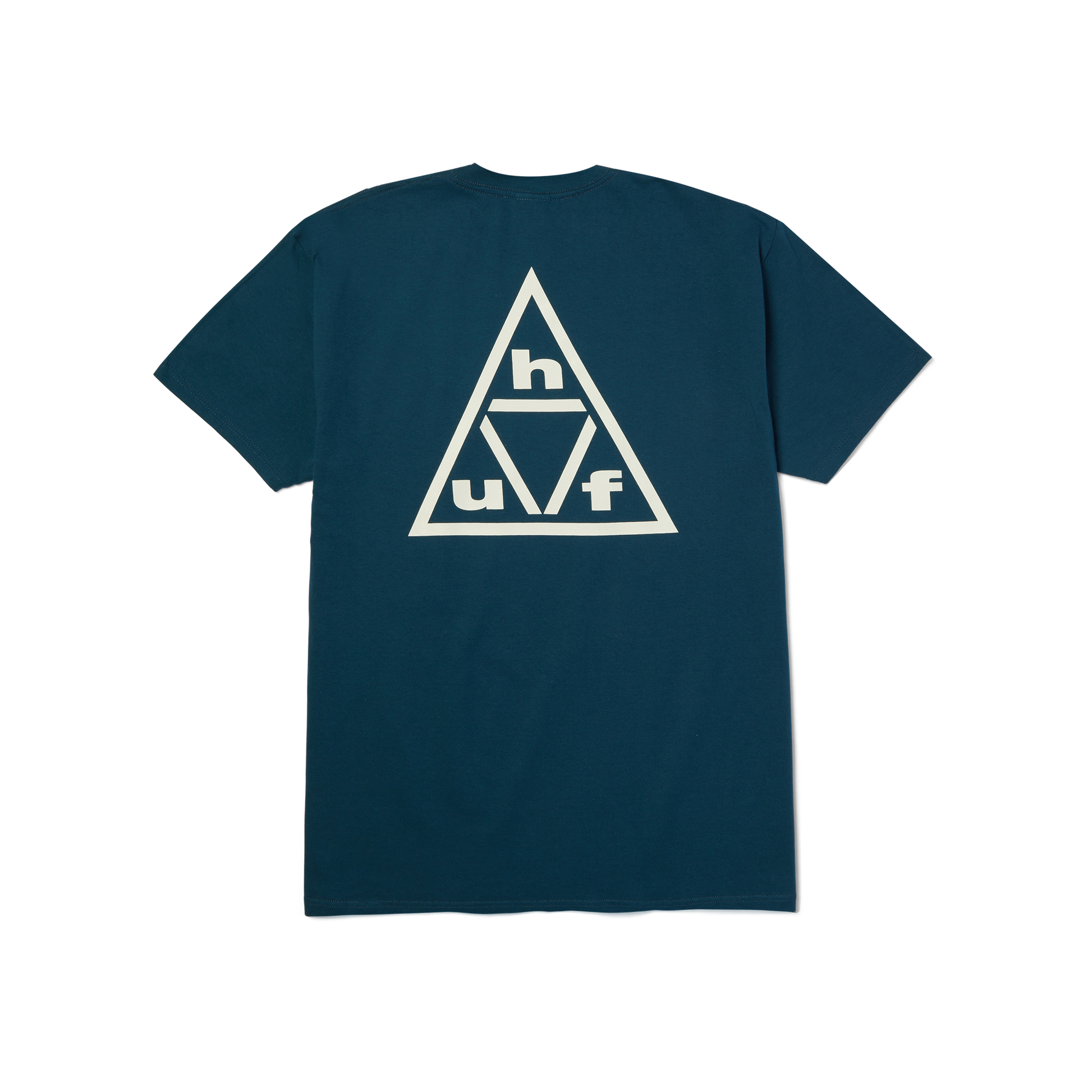 Huf Triple Triangle T-Shirt Harbor Blue White