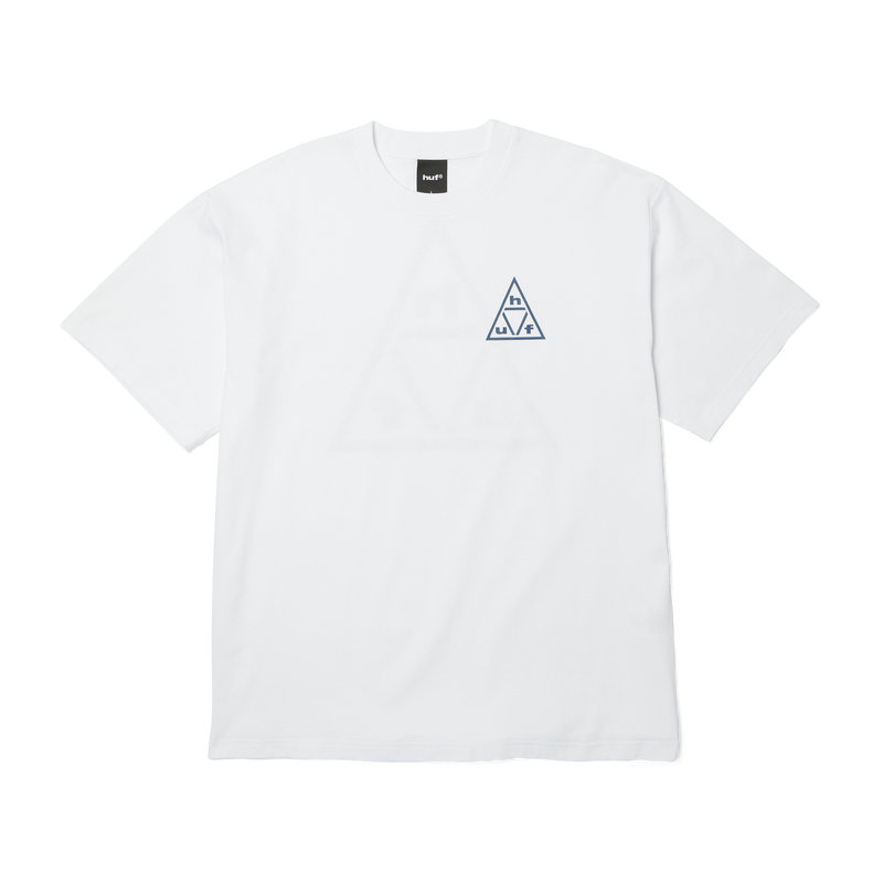 HUF Triple Triangle T-Shirt Navy/Cream