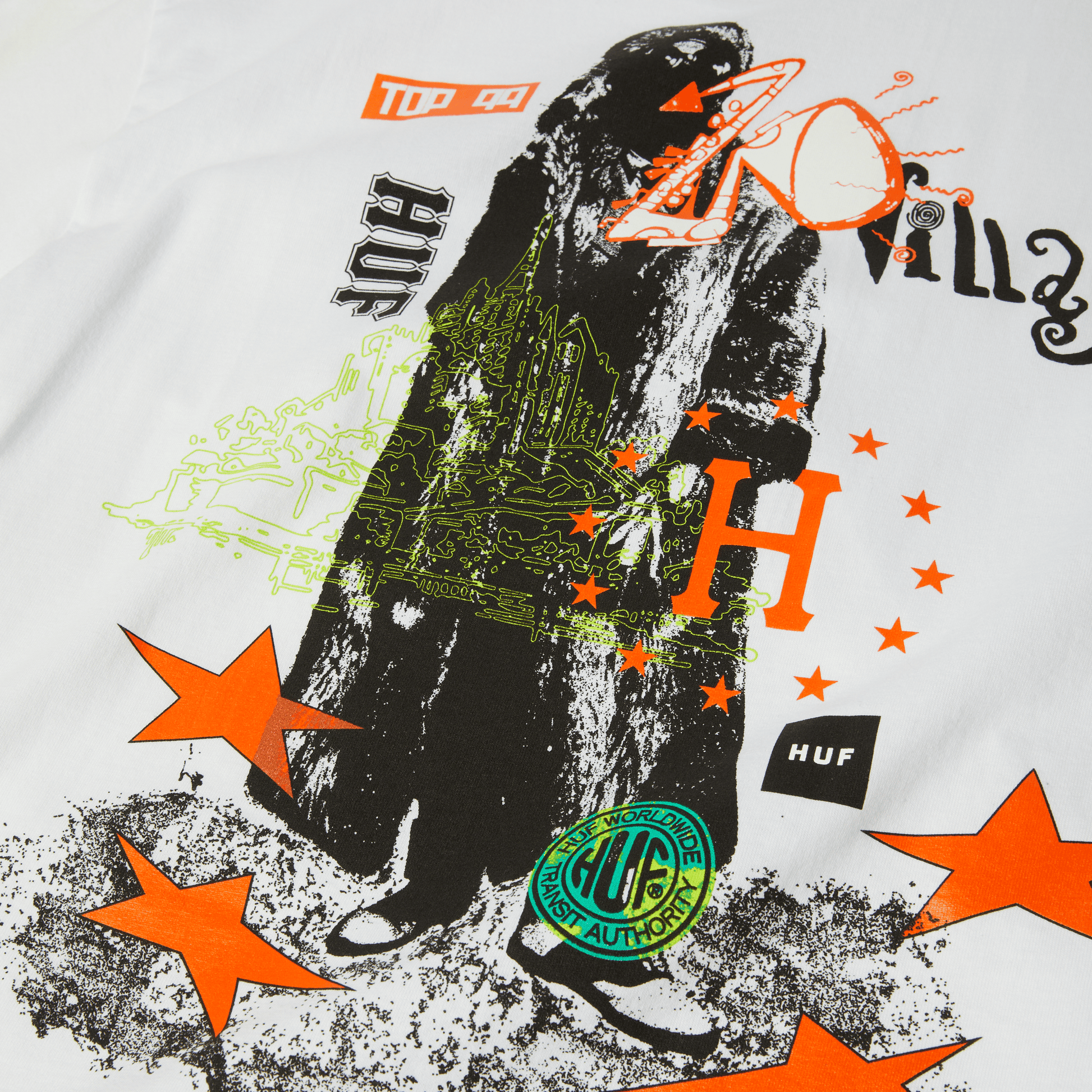 Huf Two Blocks Of Sunshine T-Shirt White