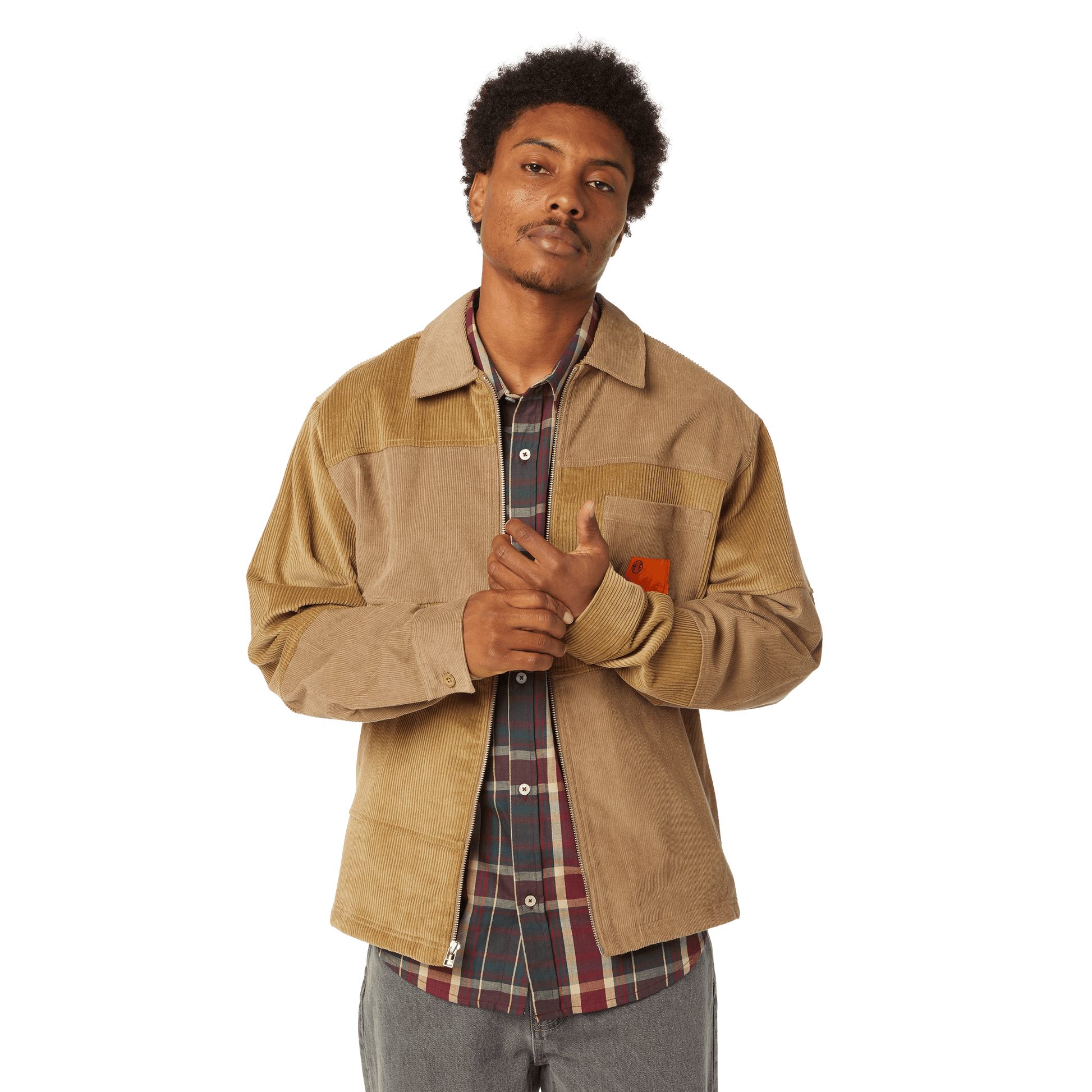 Huf Union Corduroy Shacket Clay