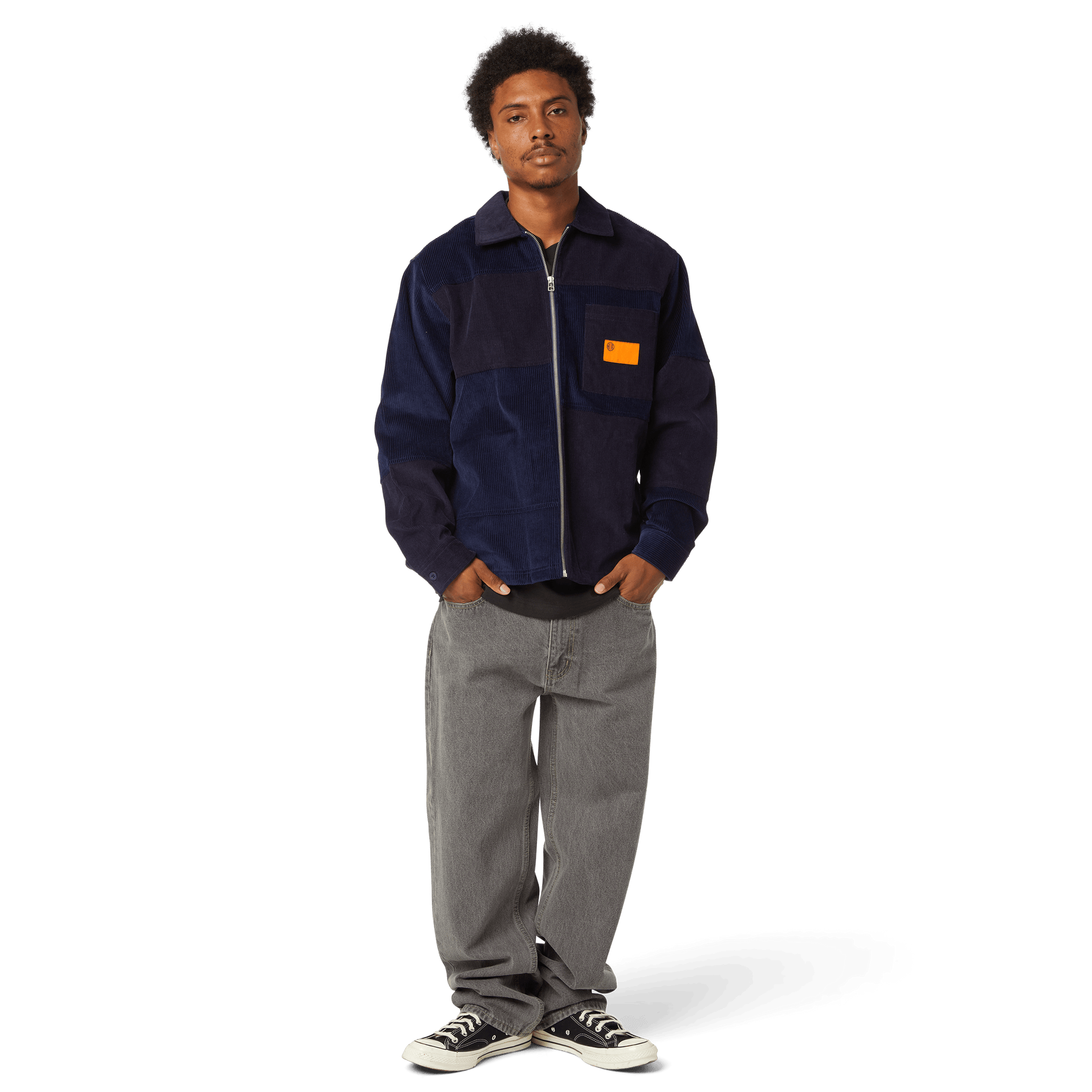 Huf Union Corduroy Shacket Navy