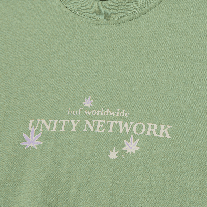 Huf Unity Network T-Shirt Basil