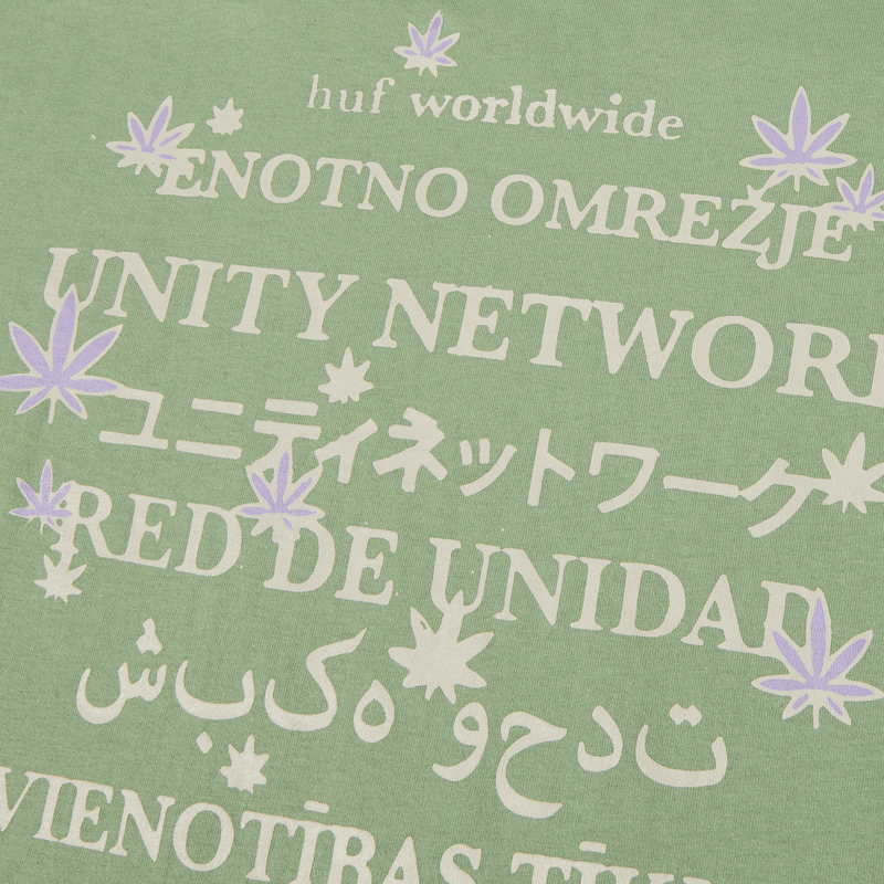 Huf Unity Network T-Shirt Basil