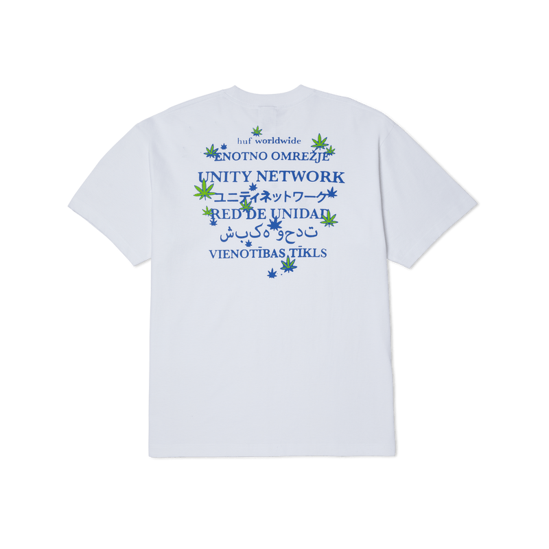 Huf Unity Network T-Shirt White