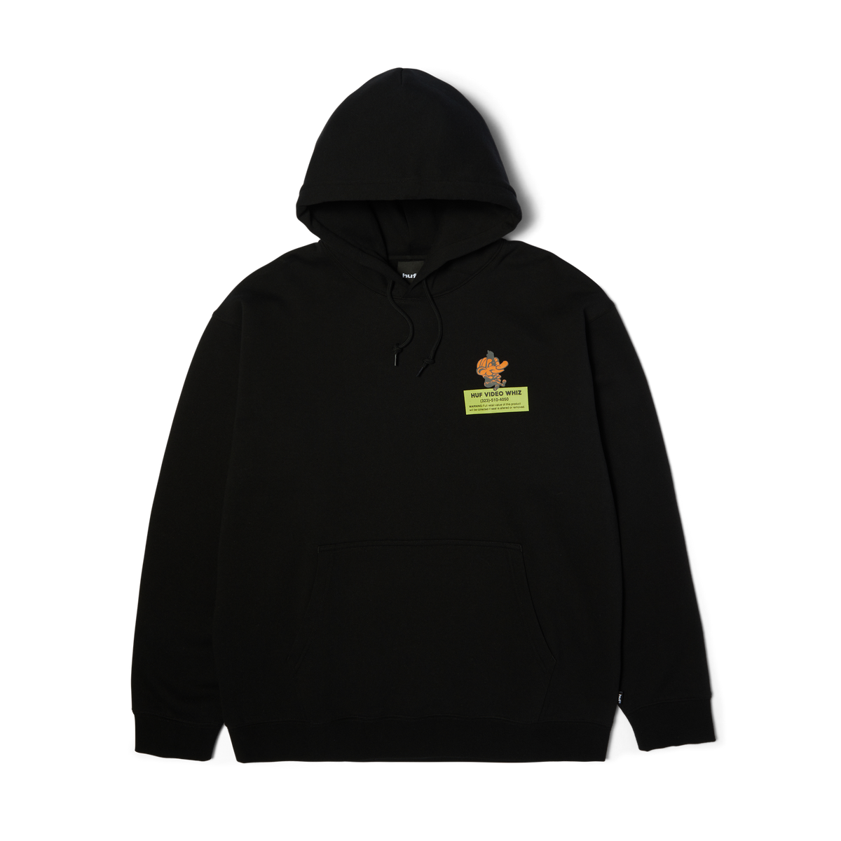 HUF Video Genie Pullover Hoodie Black