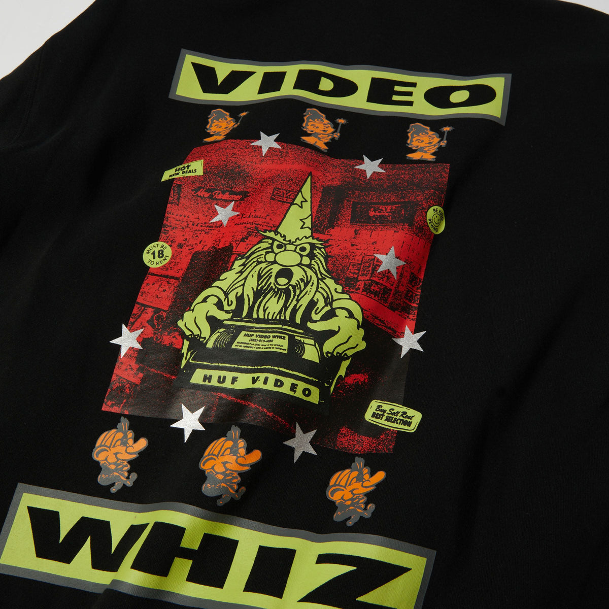 HUF Video Genie Pullover Hoodie Black
