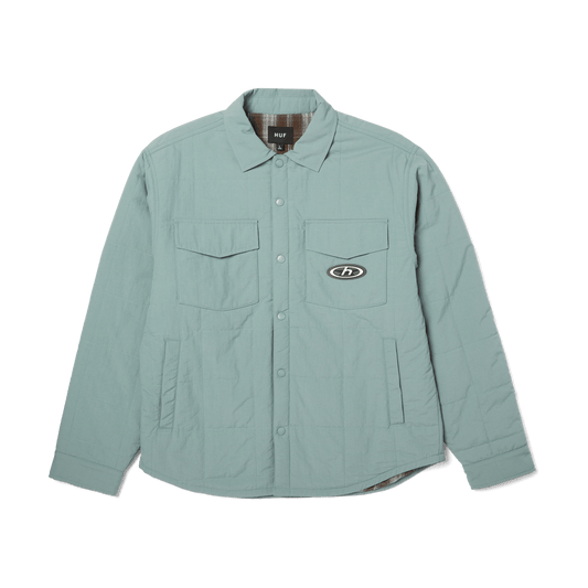 Huf Villard Shacket Steel Blue