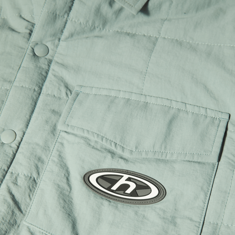Huf Villard Shacket Steel Blue