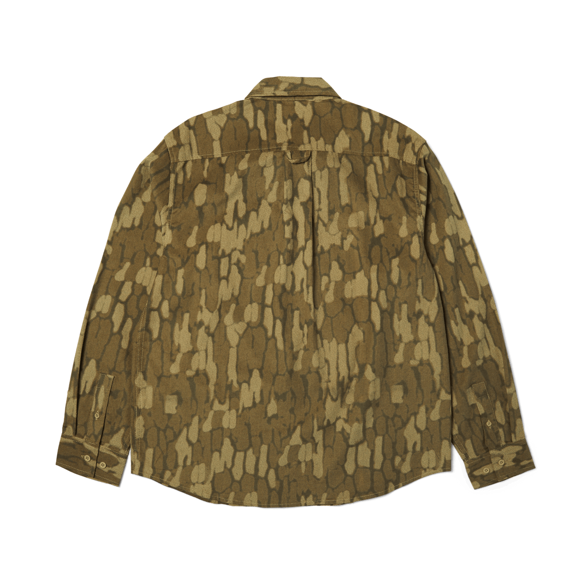 Huf Warped Camo Corduroy Shirt Muted Camo