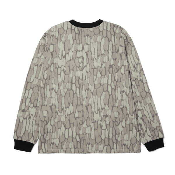 Huf Warped Camo Long Sleeve T-Shirt Knit Top Muted Camo