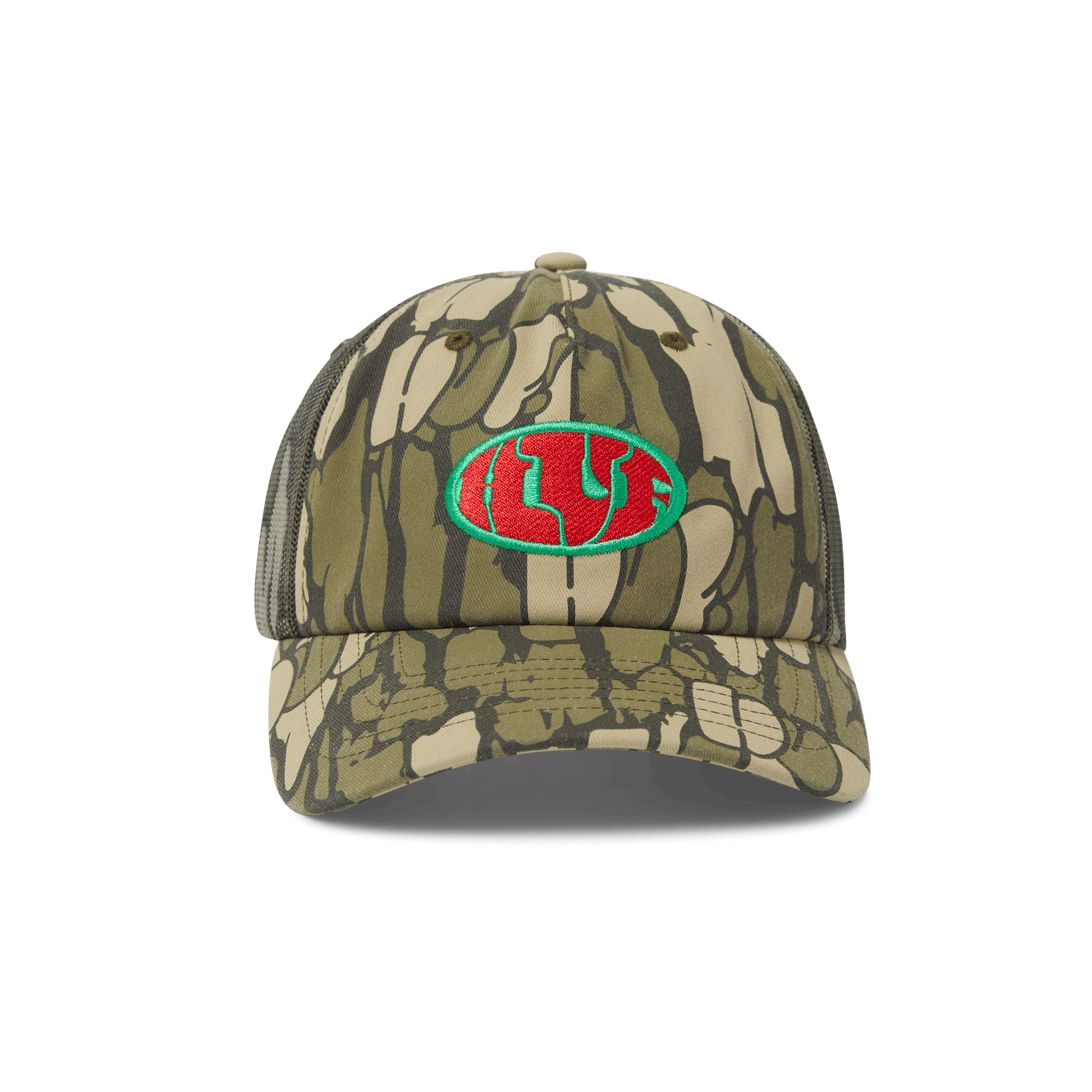 Huf Warped Camo Trucker Hat Muted Camo