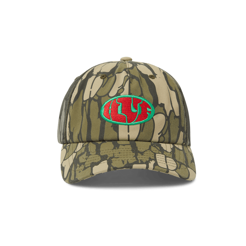 Huf Warped Camo Trucker Hat Muted Camo