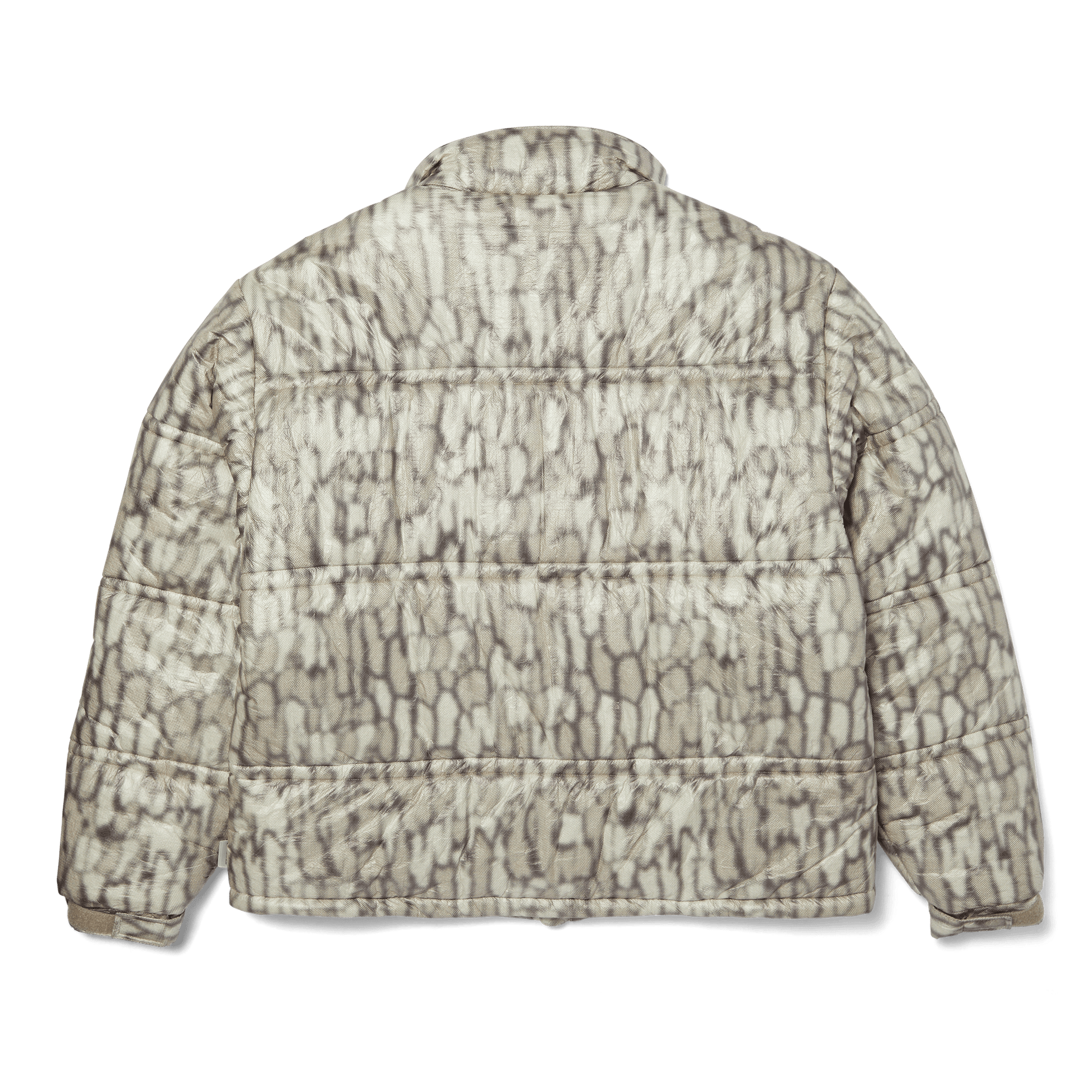 Huf 89 Warped Camo Tyvek Puffer Muted Camo