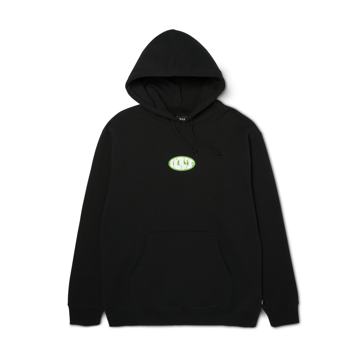 Huf Warped Pullover Hoodie Black