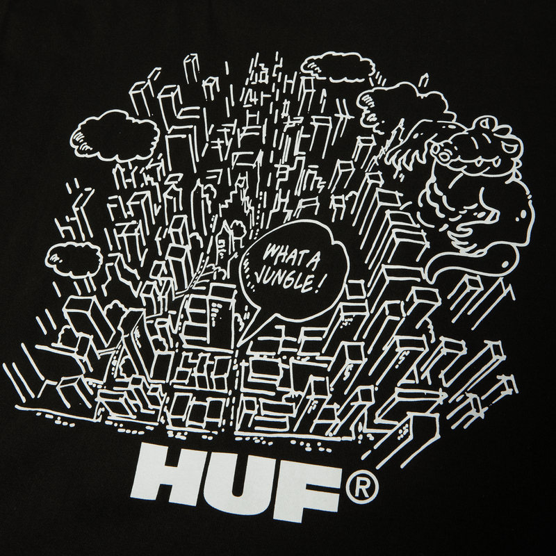 Huf What A Jungle T-Shirt Black