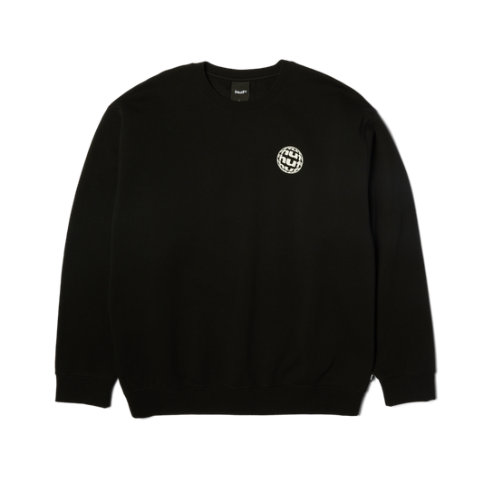 Huf Wide Angle Crewneck Sweatshirt Black