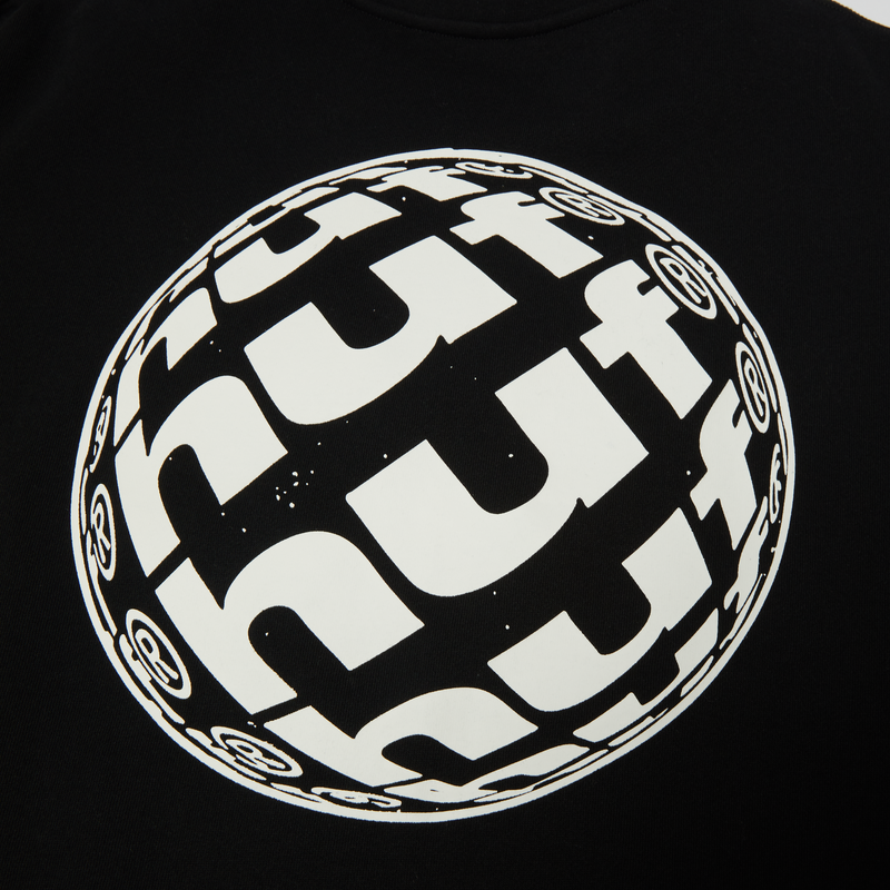 Huf Wide Angle Crewneck Sweatshirt Black