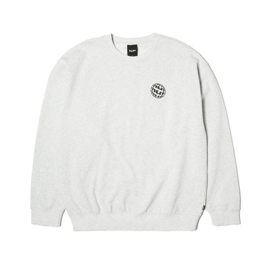 Huf Wide Angle Crewneck Sweatshirt Heather Grey