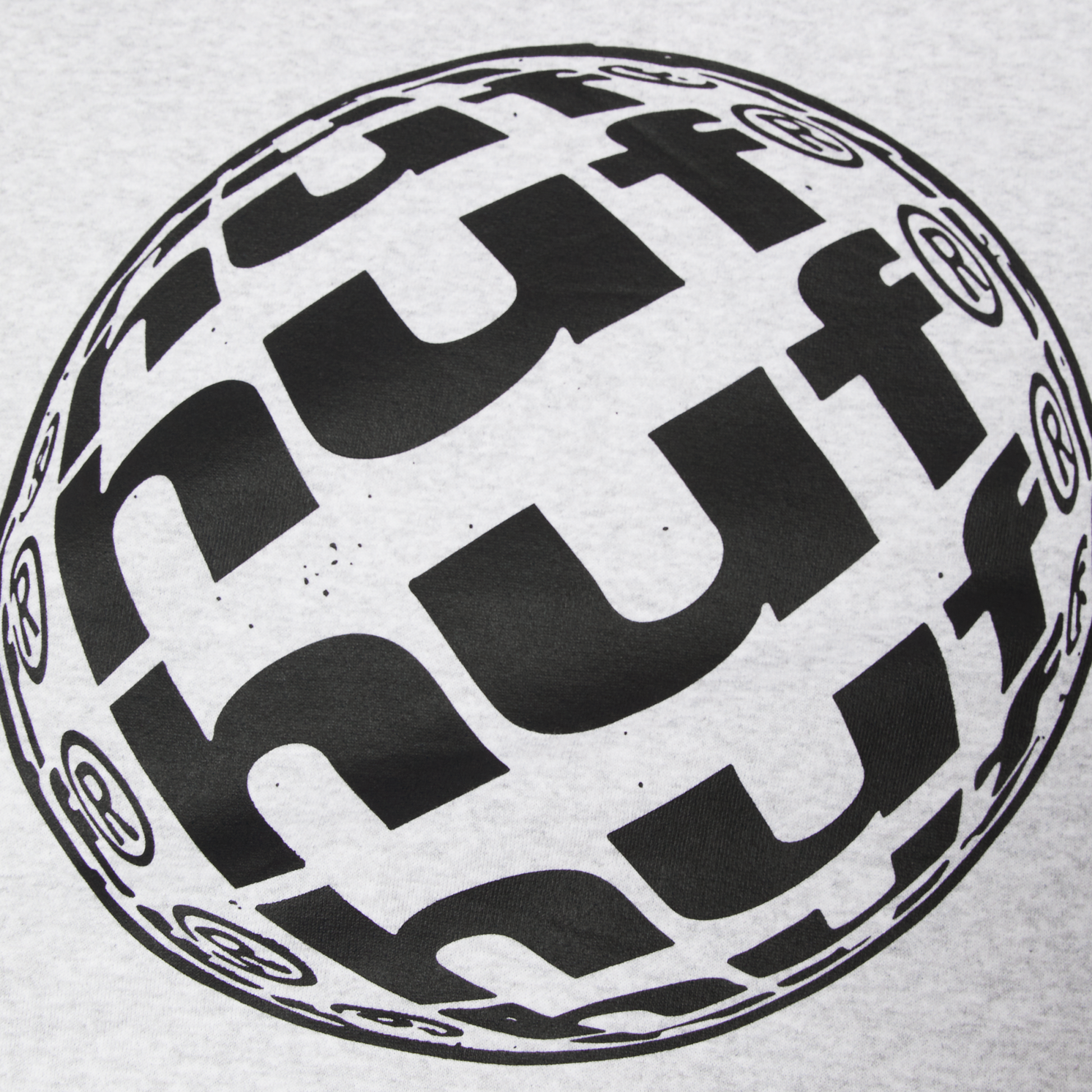 Huf Wide Angle Crewneck Sweatshirt Heather Grey