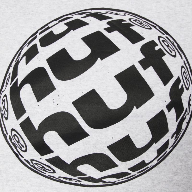 Huf Wide Angle Crewneck Sweatshirt Heather Grey