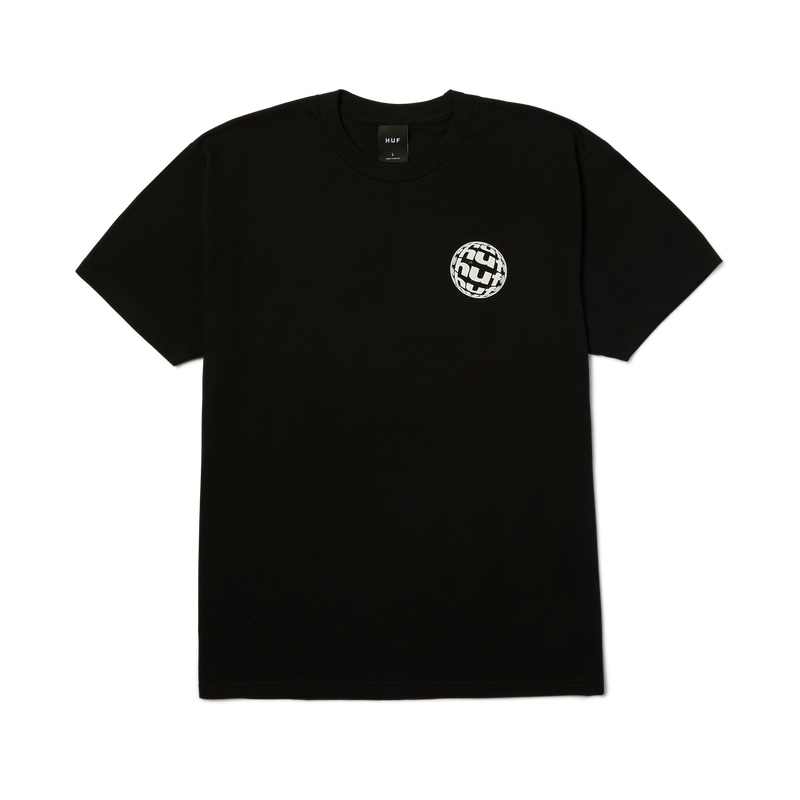 Huf Wide Angle T-Shirt Black