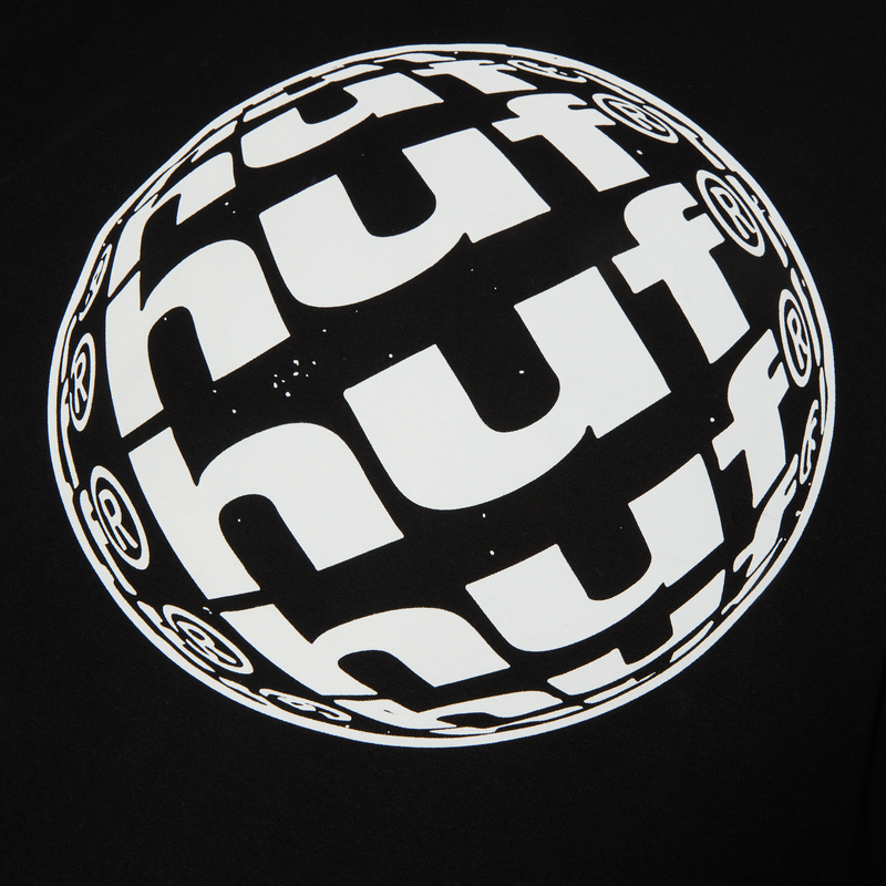 Huf Wide Angle T-Shirt Black