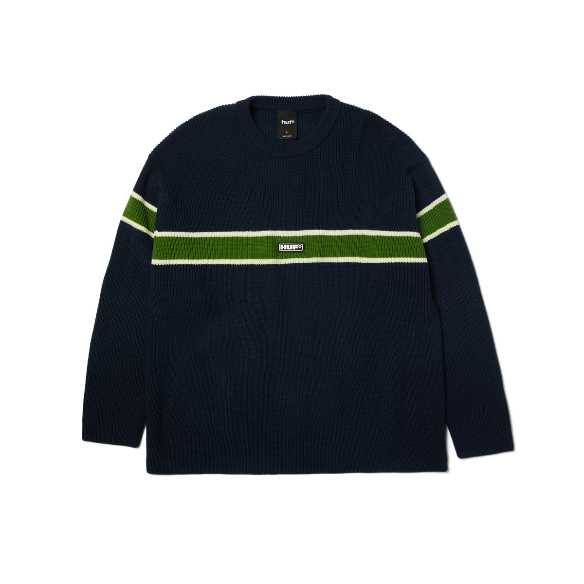 HUF Winnfield Crewneck Sweater Navy