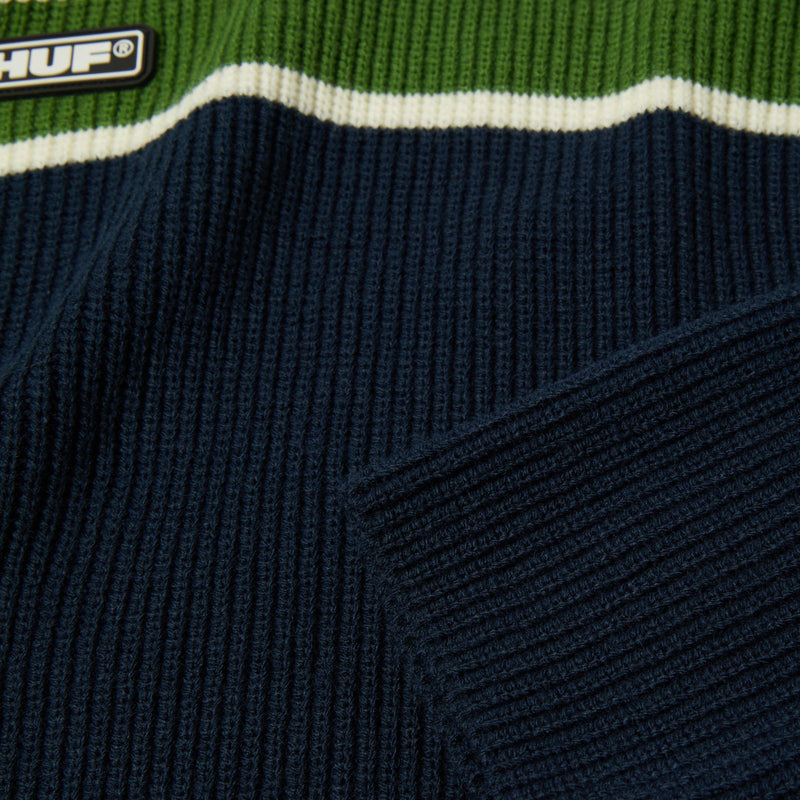 HUF Winnfield Crewneck Sweater Navy
