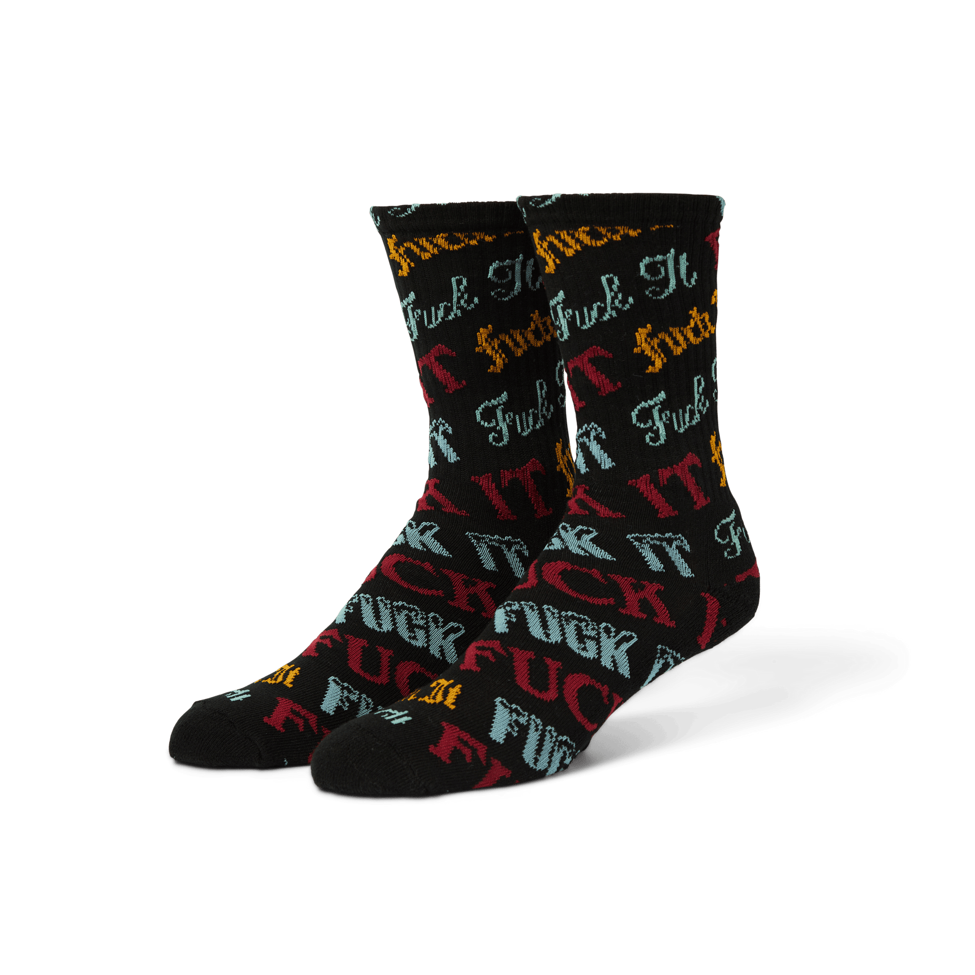Huf Wintertime Fuck It Sock Black