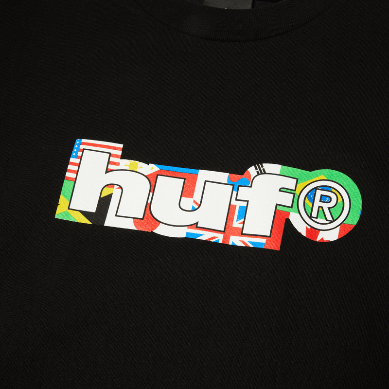 HUF Disney | HUF Mickey World Tour Silhouette T-Shirt Black