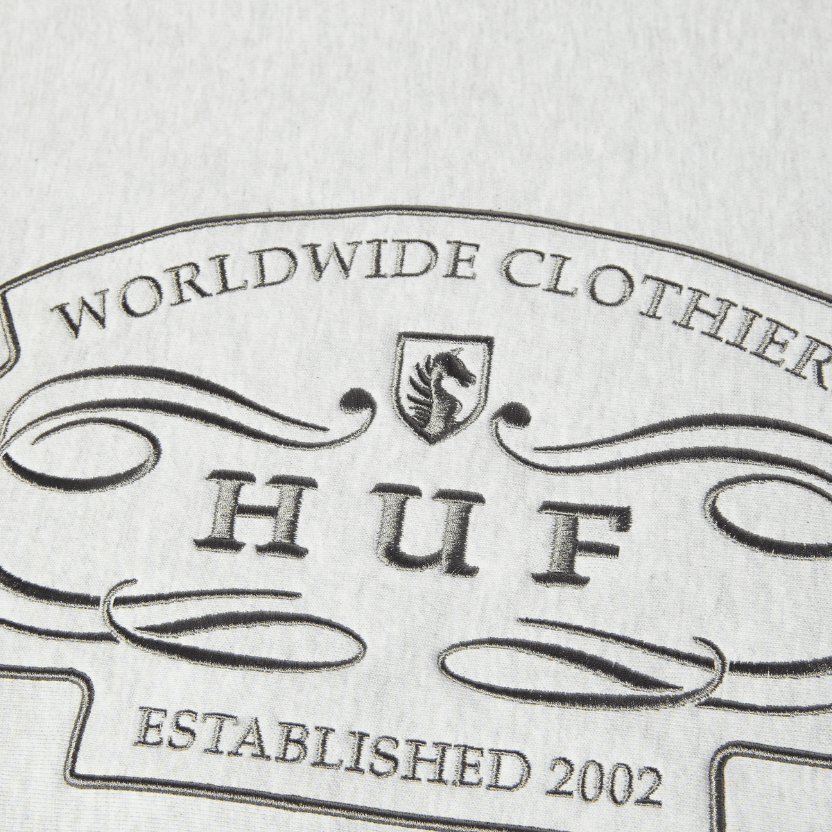 Huf Worldwide Clothiers Crewneck Sweatshirt Heather Grey