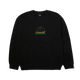 Huf Worldwide Network Crewneck Sweatshirt Black