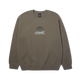 Huf Worldwide Network Crewneck Sweatshirt Dark Earth