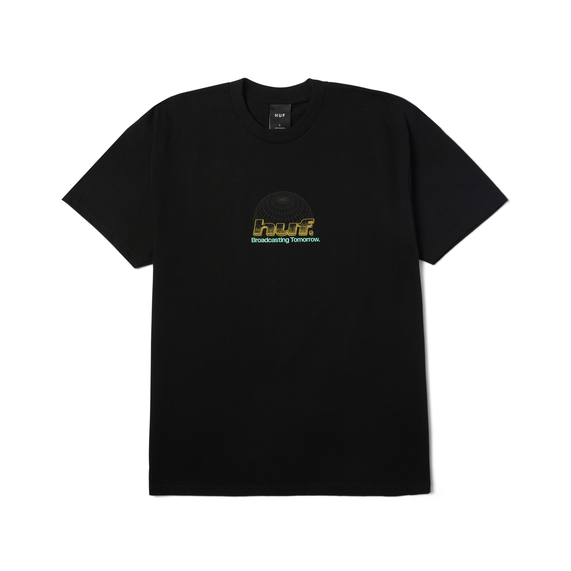 Huf Worldwide Network T-Shirt Black