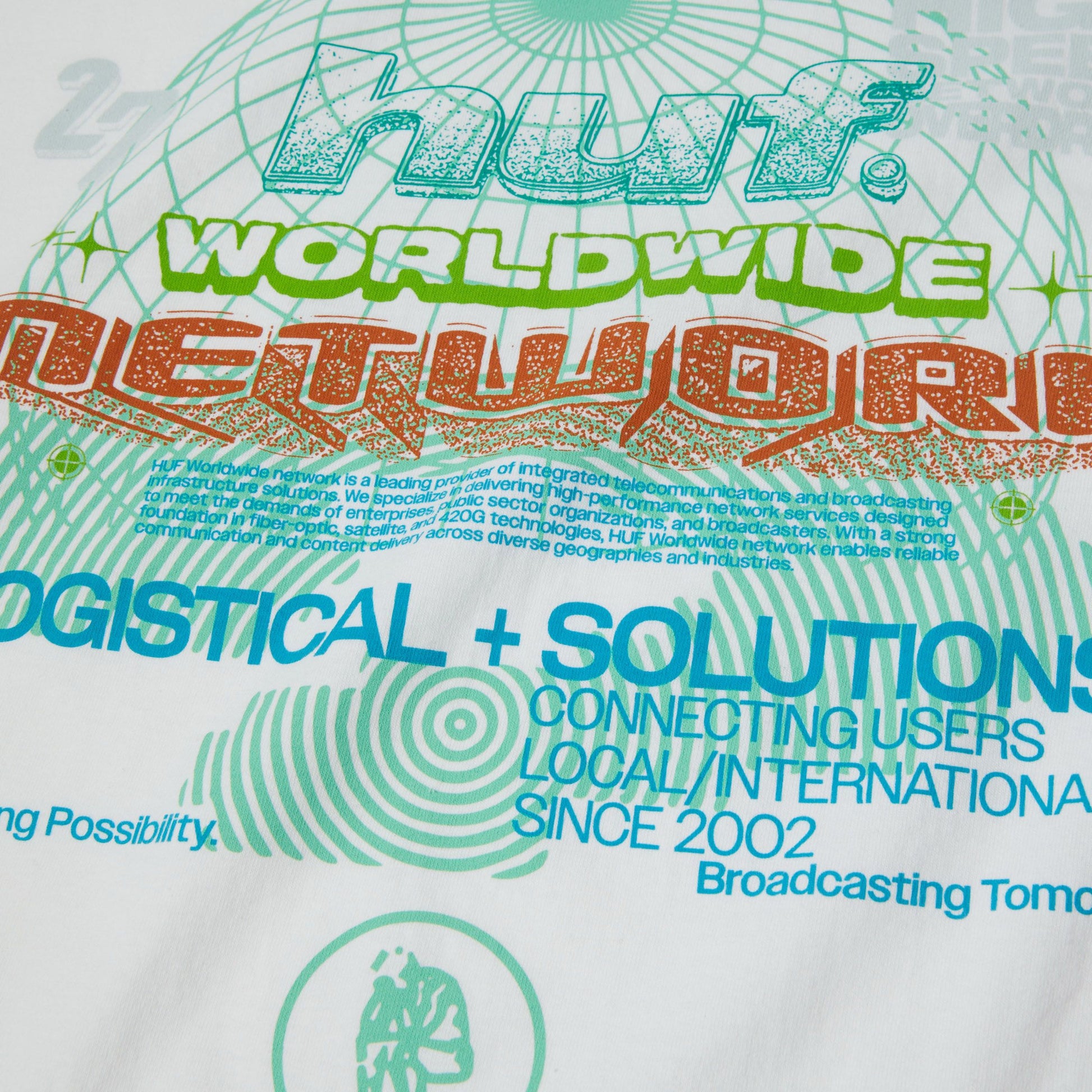 Huf Worldwide Network T-Shirt White