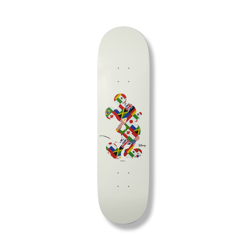 HUF Disney | HUF Mickey Worldwide Tour Skate Deck White