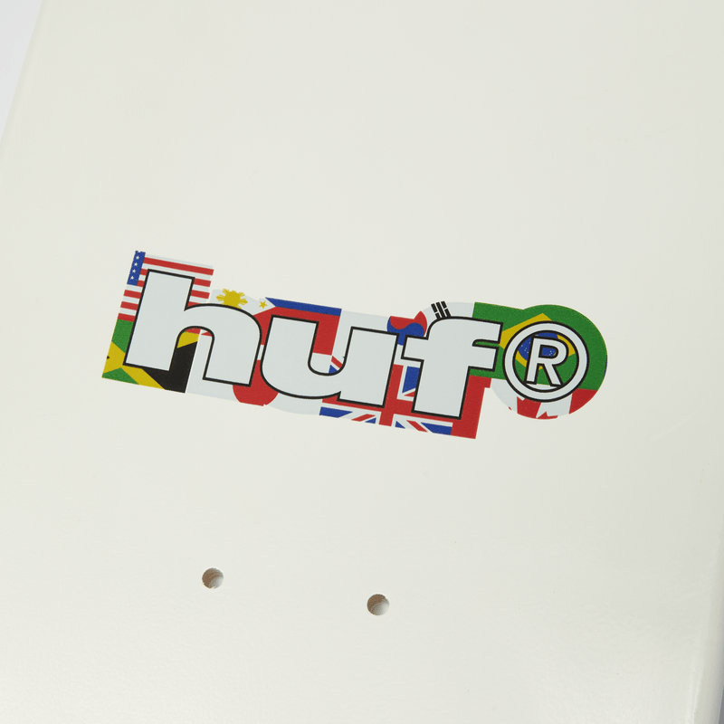 HUF Disney | HUF Mickey Worldwide Tour Skate Deck White