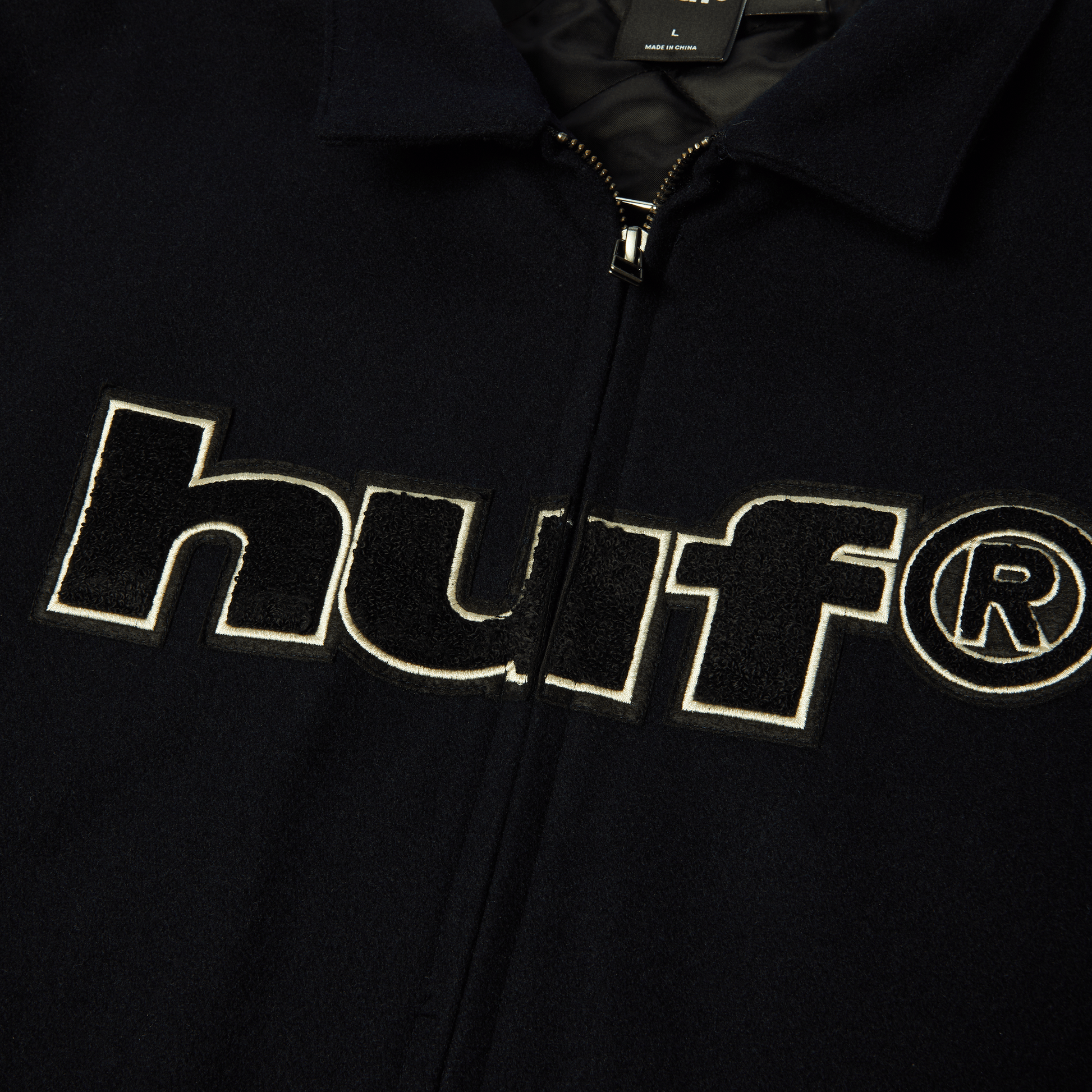 HUF Disney | HUF Mickey Worldwide Tour Varsity Jacket Navy