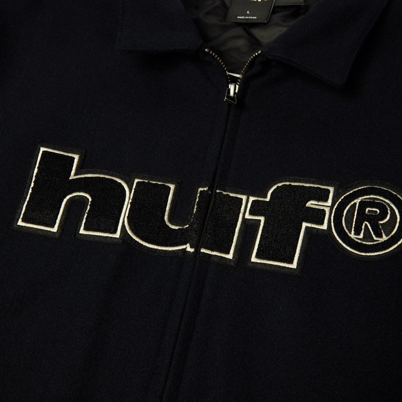 HUF Disney | HUF Mickey Worldwide Tour Varsity Jacket Navy