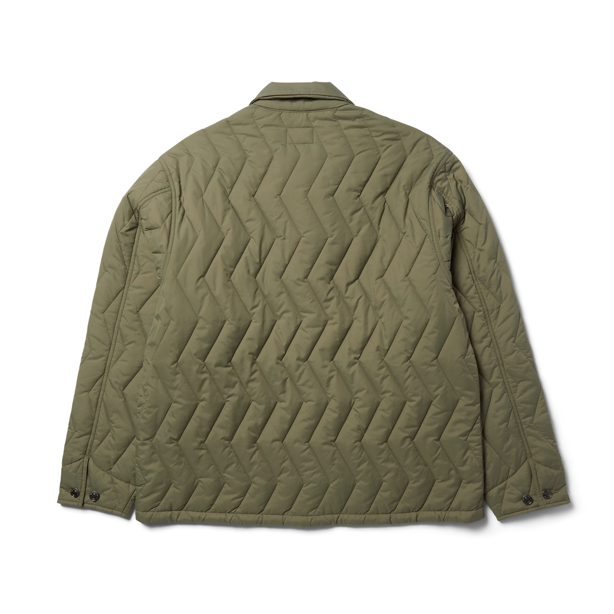 HUF Zig Zag Quilted Chore Jacket Sage