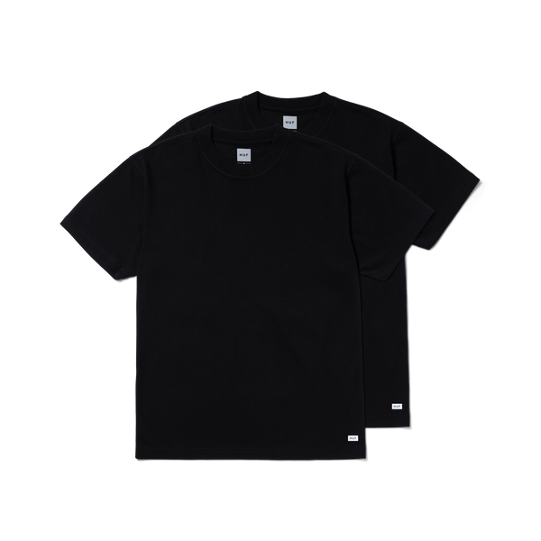 HUF Set 2-Pack Tees Black