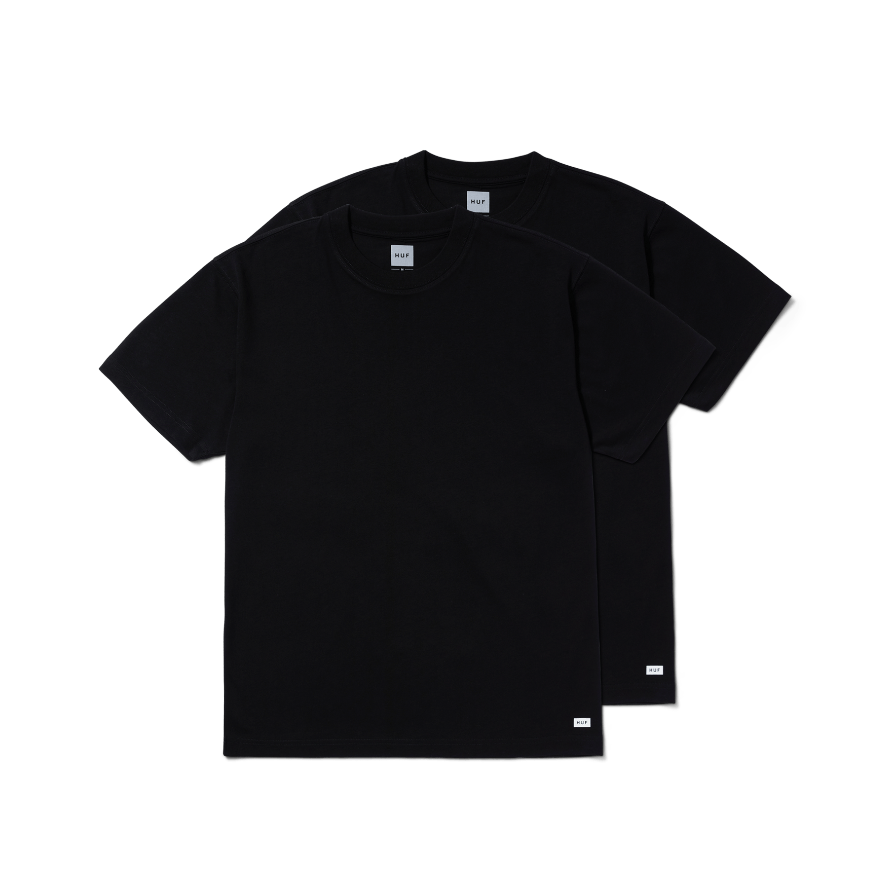 HUF Set 2-Pack Tees Black